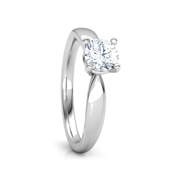 2 CT Classic Solitaire Moissanite Engagement Ring - Picture 3 of 6